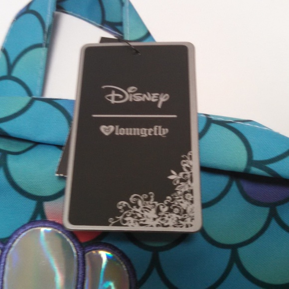 Loungefly Disney Little Mermaid Backpack Holograph - Picture 3 of 7